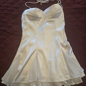 Windsor White Strapless Mini Dress